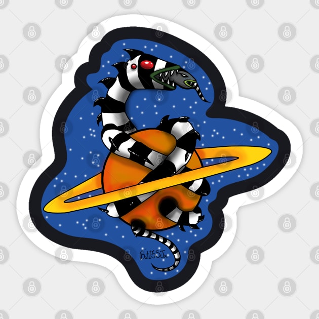 Sandworms of Saturn (stars) Sticker by Bat13SJx